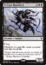 Defiant Bloodlord (107), Prerelease Cards — Magic card price