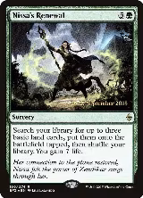 Nissa's Renewal (180), Prerelease Cards — Magic card price