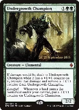 Undergrowth Champion (197), Prerelease Cards — Magic card price