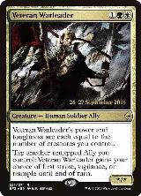 Veteran Warleader (221), Prerelease Cards — Magic card price