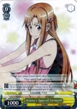 Asuna's Special Moment (SAO/S26-E003 R) — card price