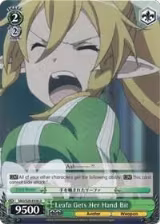 Leafa Gets Her Hand Bit (SAO/S20-E036 U) — card price
