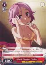 Lisbeth Changes Clothes (SAO/S20-E052 R) — card price