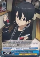 Kirito Appraises Items (SAO/S20-E086 U) — card price