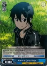 Kirito's Quiet Days (SAO/S20-E089 C) — card price