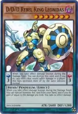 D/D/D Rebel King Leonidas (DOCS-EN098), Dimension of Chaos — Yu-Gi-Oh! card price
