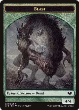 Beast // Snake (017) Double-Sided Token (13 // 17) — card price