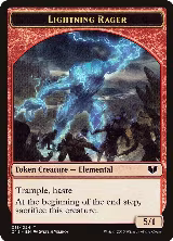 Lightning Rager // Lightning Rager Double-Sided Token (11 // 11) — card price