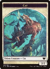 Cat // Zombie Double-Sided Token (3 // 8) — card price
