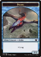 Drake // Elemental (020) Double-Sided Token (6 // 20) — card price