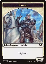 Knight (005) // Spirit (023) Double-Sided Token (5 // 23) — card price