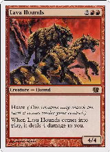 Lava Hounds (198), 8th Edition — Magic card price