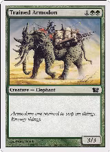 Trained Armodon (284), 8th Edition — Magic card price