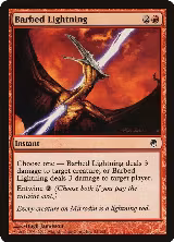 Barbed Lightning (55) — card price