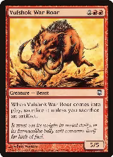 Vulshok War Boar (72) — card price