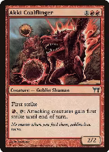 Akki Coalflinger (152), Champions of Kamigawa — Magic card price