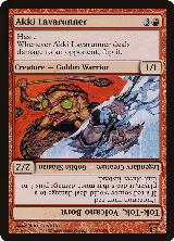 Akki Lavarunner // Tok-Tok, Volcano Born (153) — card price