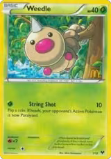 Weedle - 1/12 (001/012) — card price