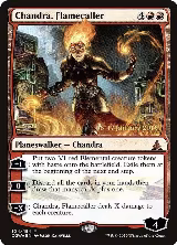 Chandra, Flamecaller (104), Prerelease Cards — Magic card price