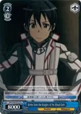 Kirito Joins the Knights of the Blood Oath (TD) (SAO/S20-TE10 TD) — card price