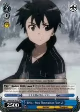 Kirito - Snow Mountain on Floor 55 (TD) (SAO/S20-TE12 TD) — card price