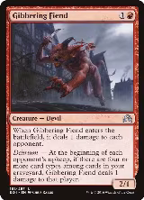 Gibbering Fiend (161) — card price