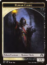 Human Cleric Token (10) — card price
