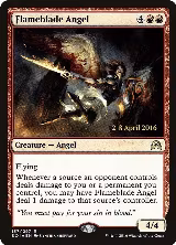Flameblade Angel (157), Prerelease Cards — Magic card price