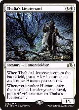 Thalia's Lieutenant (43), Prerelease Cards — Magic card price