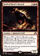Wolf of Devil's Breach (192), Prerelease Cards — Magic card price