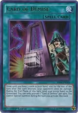 Card of Demise (MIL1-EN014) — card price