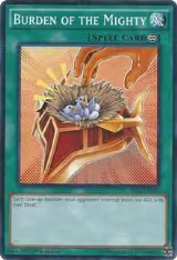 Burden of the Mighty (YS16-EN029) — card price