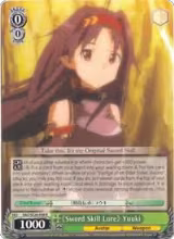 "Sword Skill Lore" Yuuki (SAO/SE26-E08 R) — card price