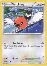 Fletchling (16/30), XY Trainer Kit: Pikachu Libre & Suicune — Pokémon card price