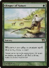 Glimpse of Nature (210), Champions of Kamigawa — Magic card price