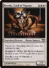 Konda, Lord of Eiganjo (30), Champions of Kamigawa — Magic card price