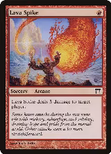 Lava Spike (178), Champions of Kamigawa — Magic card price