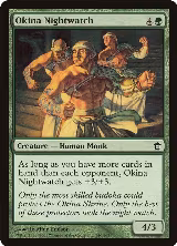 Okina Nightwatch (140), Saviors of Kamigawa — Magic card price
