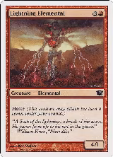 Lightning Elemental (201) — card price