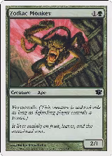 Zodiac Monkey — card price
