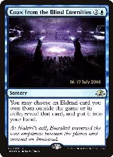 Coax from the Blind Eternities (51), Prerelease Cards — Magic card price