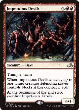 Impetuous Devils (132), Prerelease Cards — Magic card price