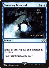Summary Dismissal (75), Prerelease Cards — Magic card price