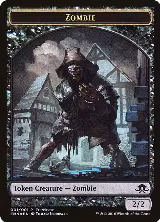 Zombie Token (Double-Sided) (1 // 1) — card price