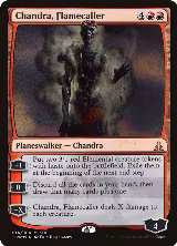 Chandra, Flamecaller (SDCC 2016 Exclusive) (104) — card price