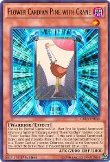 Flower Cardian Pine with Crane (DRL3-EN035) — card price