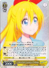 Unrivaled Beauty, Chitoge (Parallel Foil) (NK/WE22-E01) — card price
