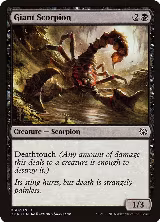 Giant Scorpion (50) — card price
