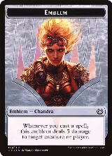 Emblem - Chandra, Torch of Defiance (10) — card price