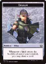 Emblem - Nissa, Vital Force (11) — card price